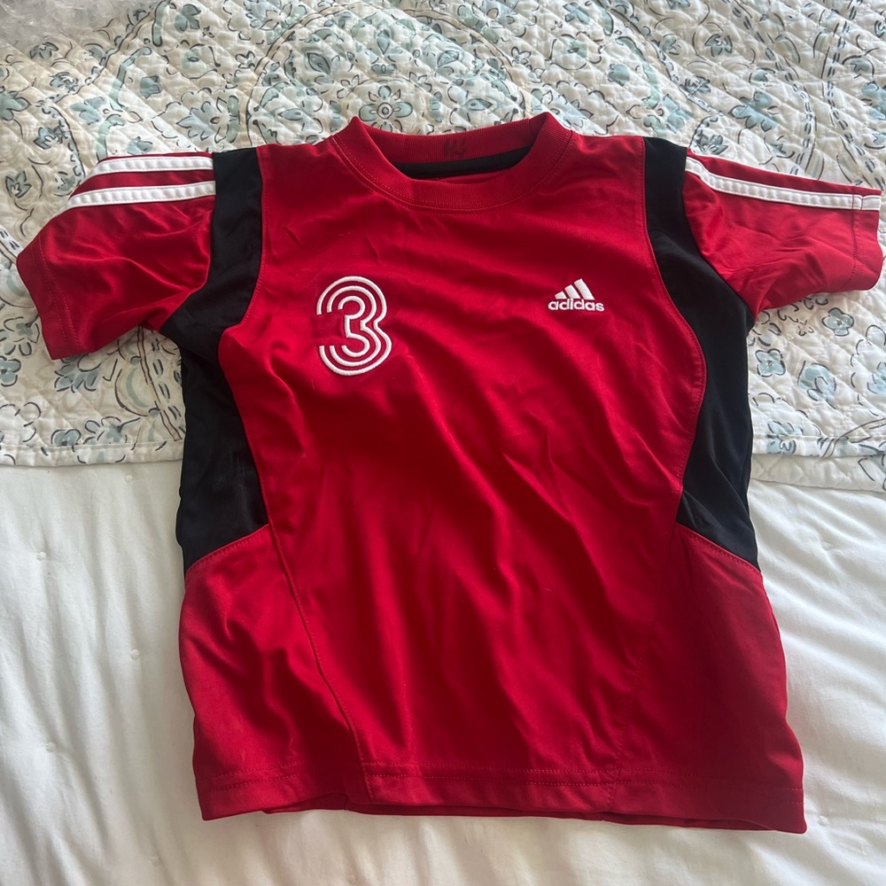 Adidas Kids' Red Crewneck Top